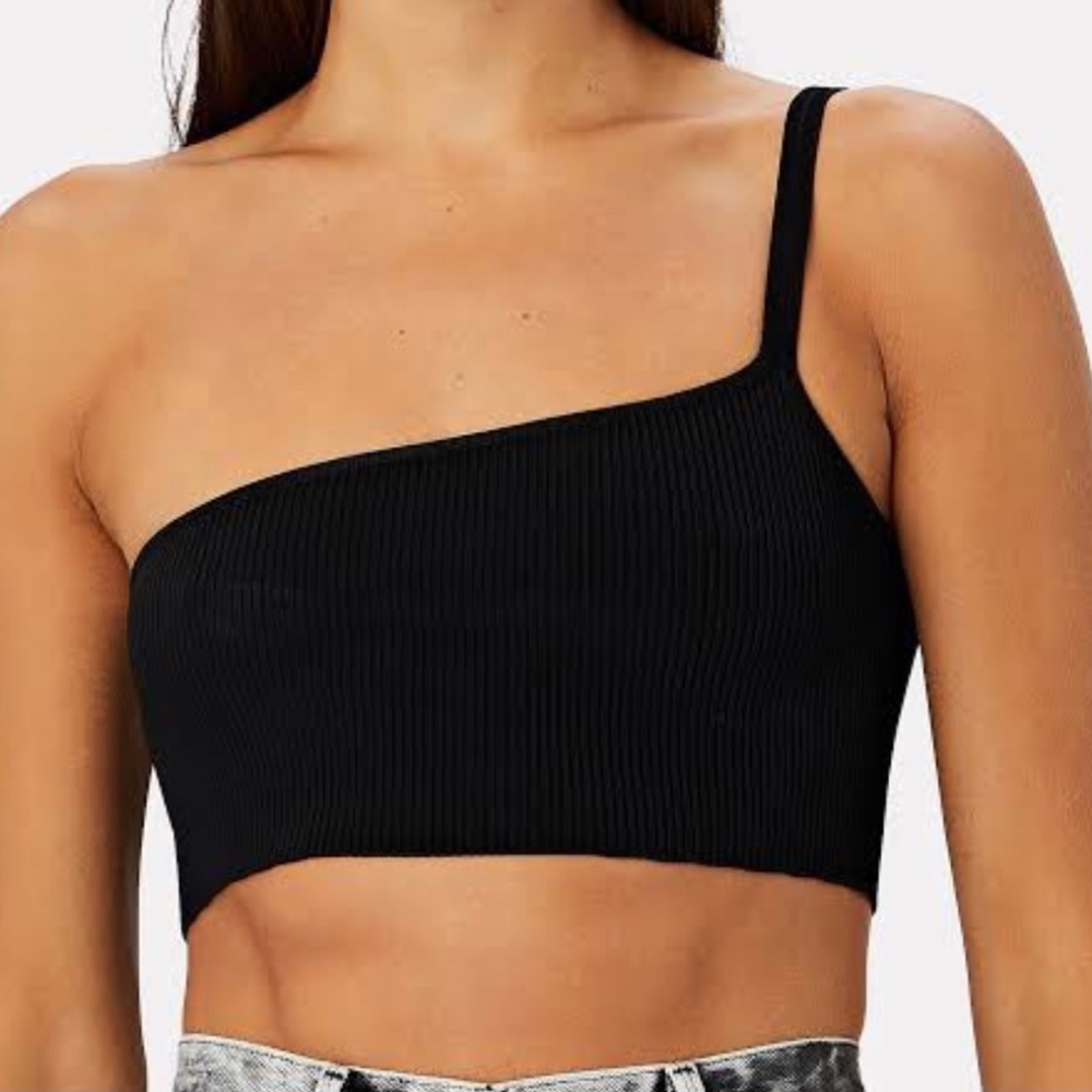 SIR the label black crop top